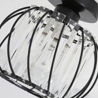 Ceiling Lamp | Nordic Sculptural Glass Shade & Soft Ambient Glow | Available in 2 Sizes