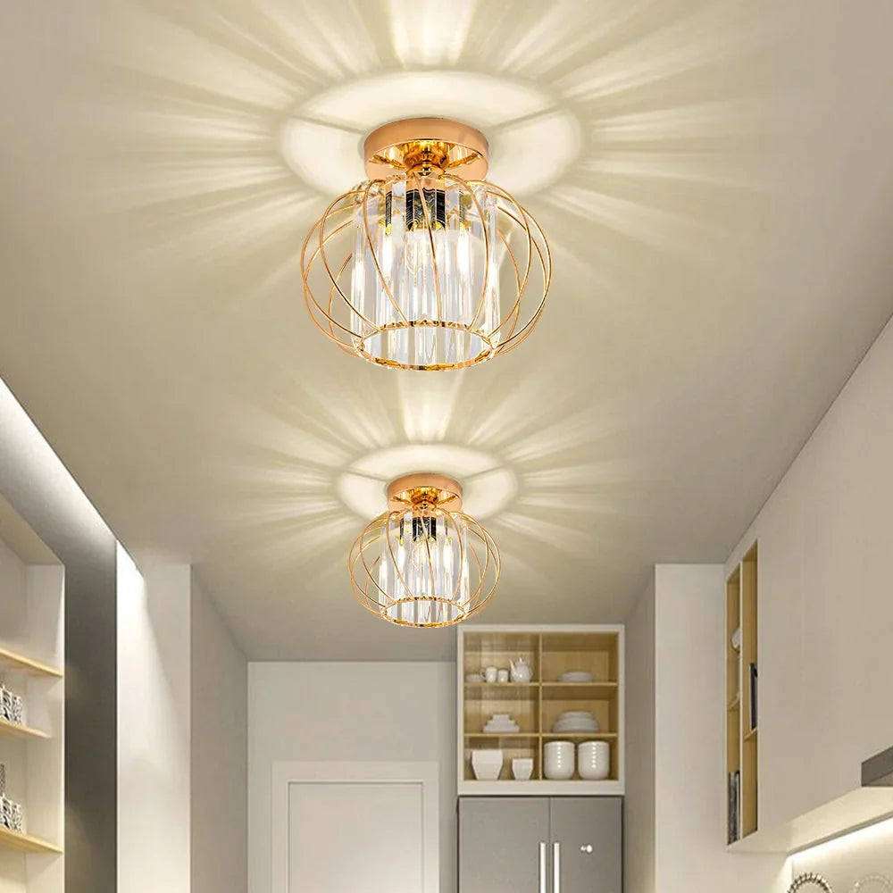 Ceiling Lamp | Nordic Sculptural Glass Shade & Soft Ambient Glow | Available in 2 Sizes