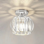 Ceiling Lamp | Nordic Sculptural Glass Shade & Soft Ambient Glow | Available in 2 Sizes