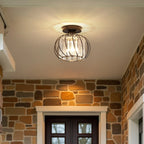 Ceiling Lamp | Nordic Sculptural Glass Shade & Soft Ambient Glow | Available in 2 Sizes