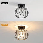 Ceiling Lamp | Nordic Sculptural Glass Shade & Soft Ambient Glow | Available in 2 Sizes