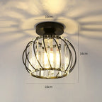 Ceiling Lamp | Nordic Sculptural Glass Shade & Soft Ambient Glow | Available in 2 Sizes
