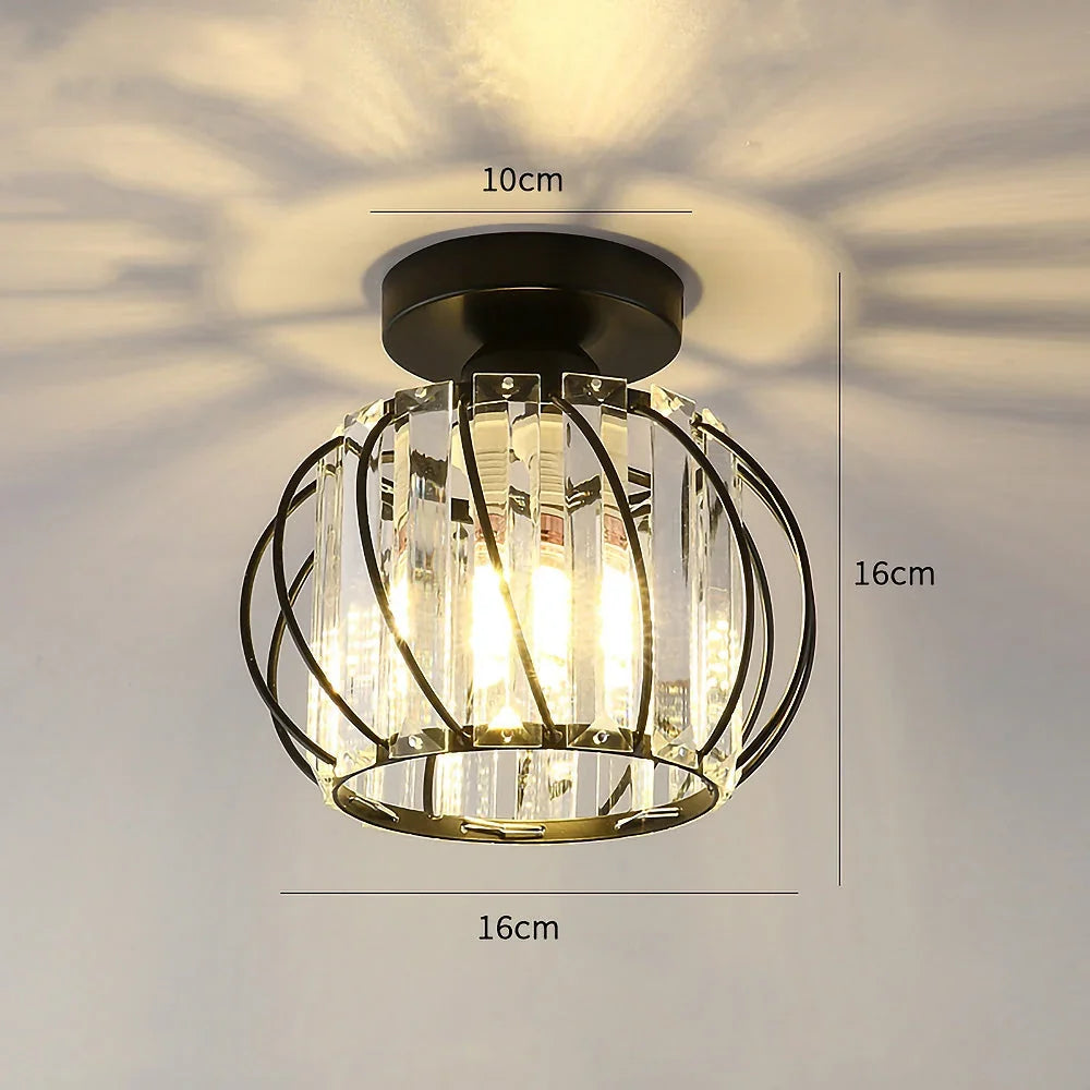 Ceiling Lamp | Nordic Sculptural Glass Shade & Soft Ambient Glow | Available in 2 Sizes