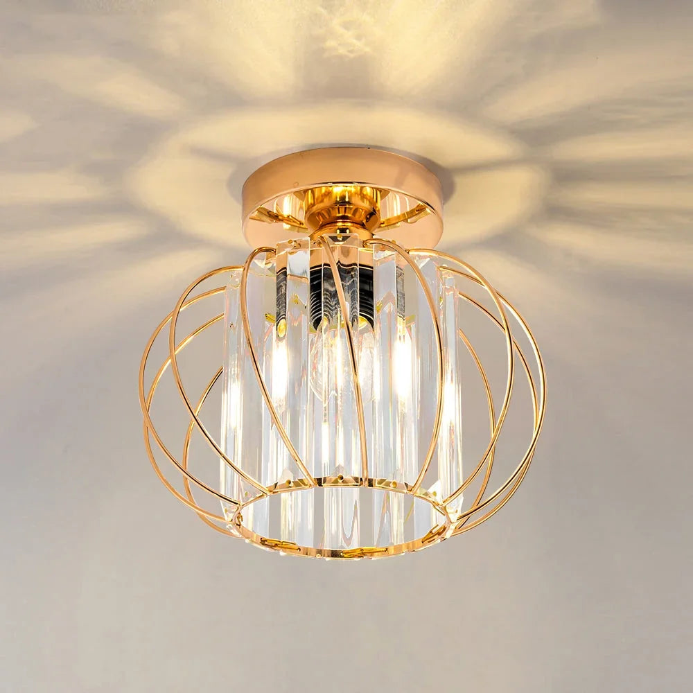 Ceiling Lamp | Nordic Sculptural Glass Shade & Soft Ambient Glow | Available in 2 Sizes