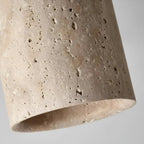 Ceiling Lamp | Wabi-Sabi Travertine & Energy-Efficient LED