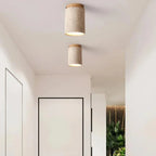 Ceiling Lamp | Wabi-Sabi Travertine & Energy-Efficient LED