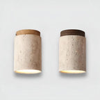 Ceiling Lamp | Wabi-Sabi Travertine & Energy-Efficient LED