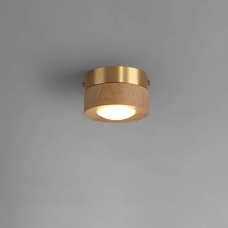 Ceiling Lamp | Walnut Wood & Integrated Warm LED