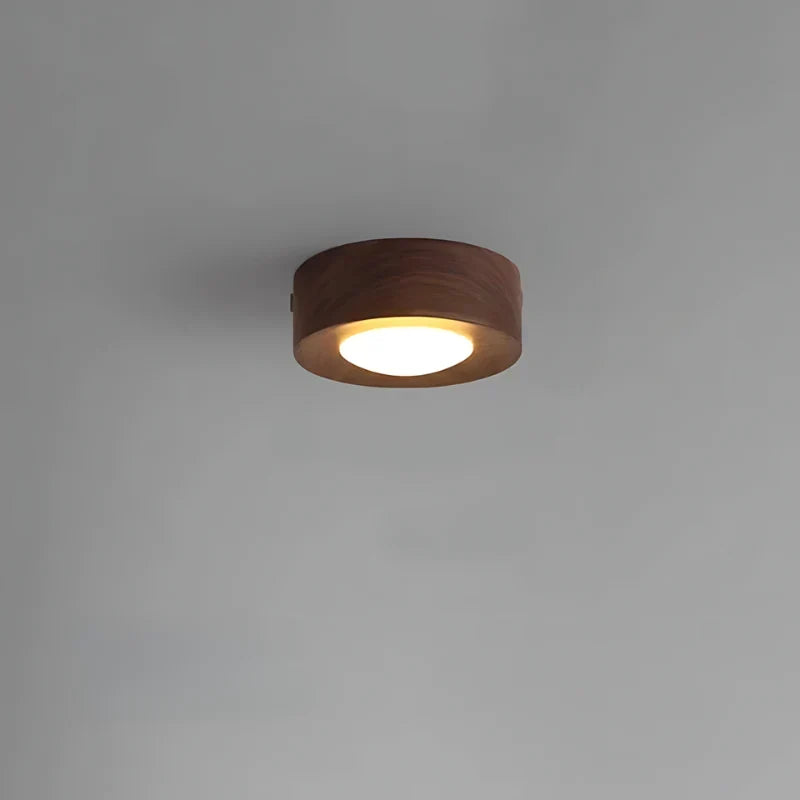 Ceiling Lamp | Walnut Wood & Integrated Warm LED