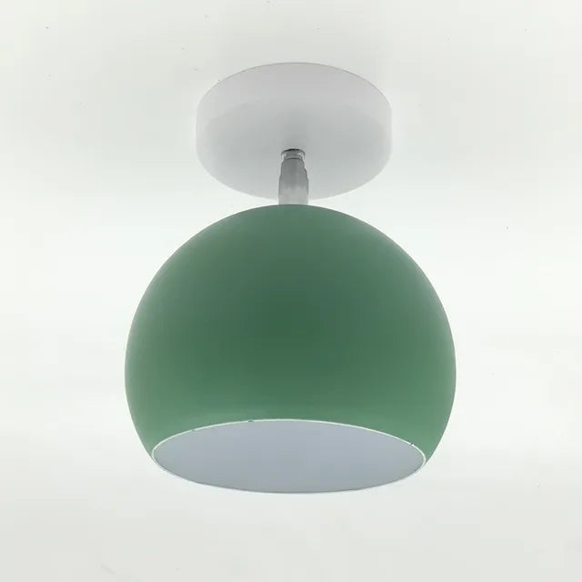 Ceiling Light | Adjustable Matte Iron Dome & E27 Compatible