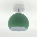 Ceiling Light | Adjustable Matte Iron Dome & E27 Compatible