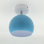 Ceiling Light | Adjustable Matte Iron Dome & E27 Compatible