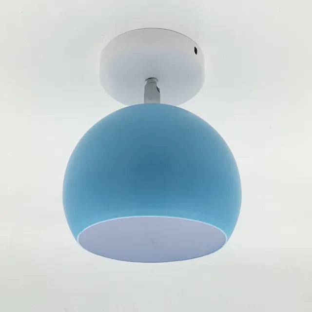 Ceiling Light | Adjustable Matte Iron Dome & E27 Compatible