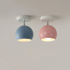 Ceiling Light | Adjustable Matte Iron Dome & E27 Compatible
