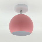 Ceiling Light | Adjustable Matte Iron Dome & E27 Compatible