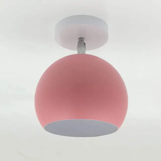 Ceiling Light | Adjustable Matte Iron Dome & E27 Compatible