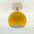 Ceiling Light | Adjustable Matte Iron Dome & E27 Compatible