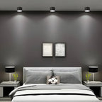 Ceiling Light | Cylindrical Aluminum & Wood Energy-Efficient LED