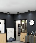 Ceiling Light | Cylindrical Aluminum & Wood Energy-Efficient LED