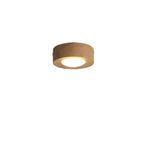 Ceiling Light | Integrated LED Spotlight & Walnut Finish