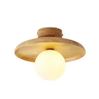 Ceiling Light | Japanese Minimalist Wood & Acrylic