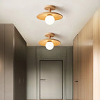 Ceiling Light | Japanese Minimalist Wood & Acrylic