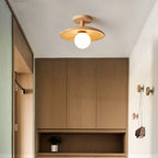 Ceiling Light | Japanese Minimalist Wood & Acrylic