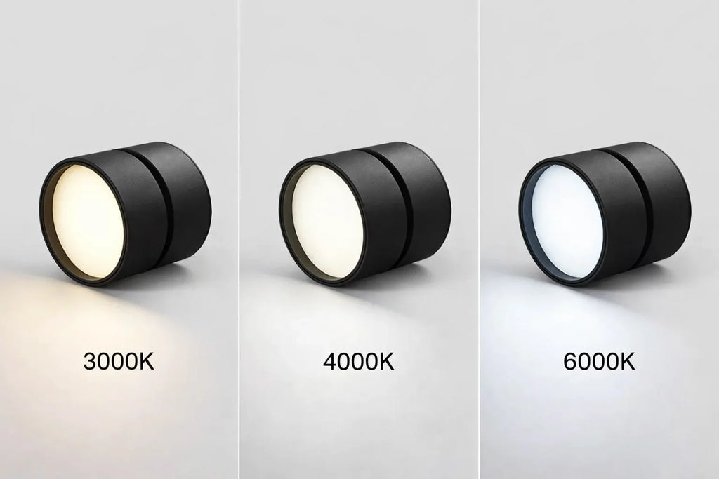 Ceiling Light | LED Adjustable & Rotating Head | 3 Color Temperatures