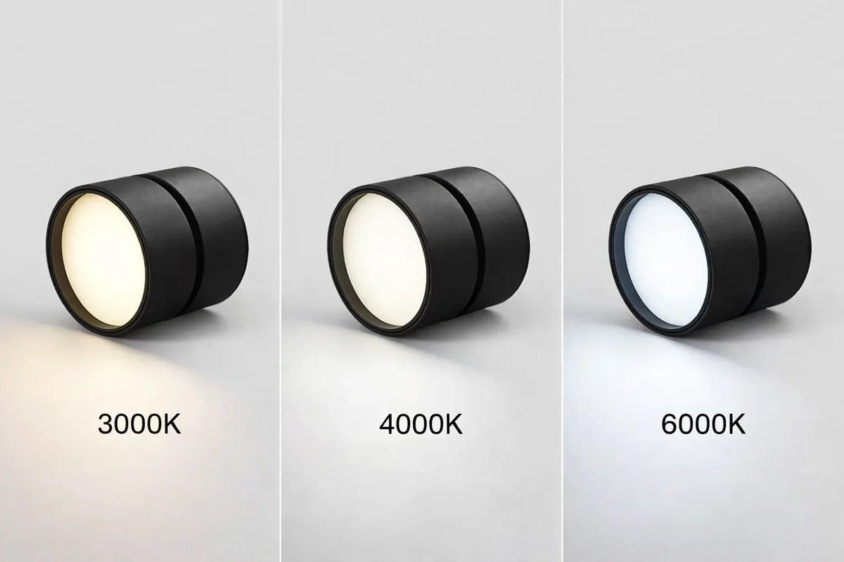Ceiling Light | LED Adjustable & Rotating Head | 3 Color Temperatures