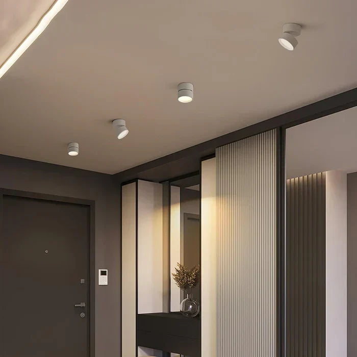 Ceiling Light | LED Adjustable & Rotating Head | 3 Color Temperatures