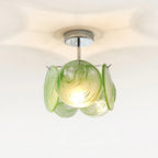 Ceiling Light | Metal & Glass, Damp-Rated | 23 cm Diameter