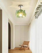 Ceiling Light | Metal & Glass, Damp-Rated | 23 cm Diameter