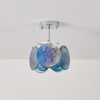 Ceiling Light | Metal & Glass, Damp-Rated | 23 cm Diameter