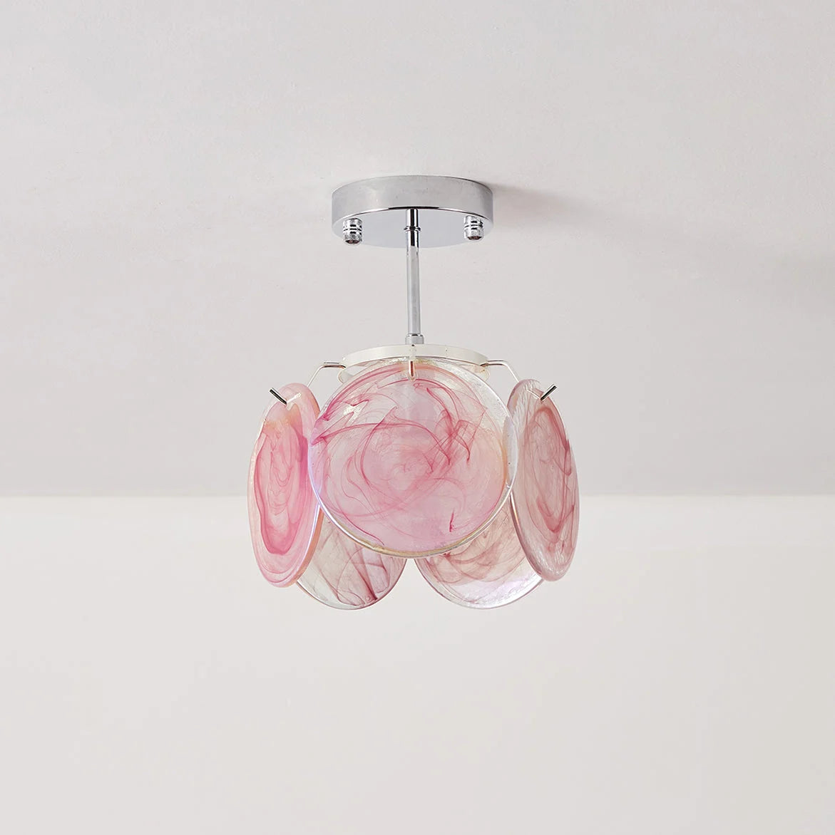 Ceiling Light | Metal & Glass, Damp-Rated | 23 cm Diameter