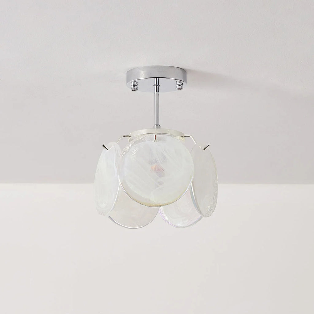 Ceiling Light | Metal & Glass, Damp-Rated | 23 cm Diameter