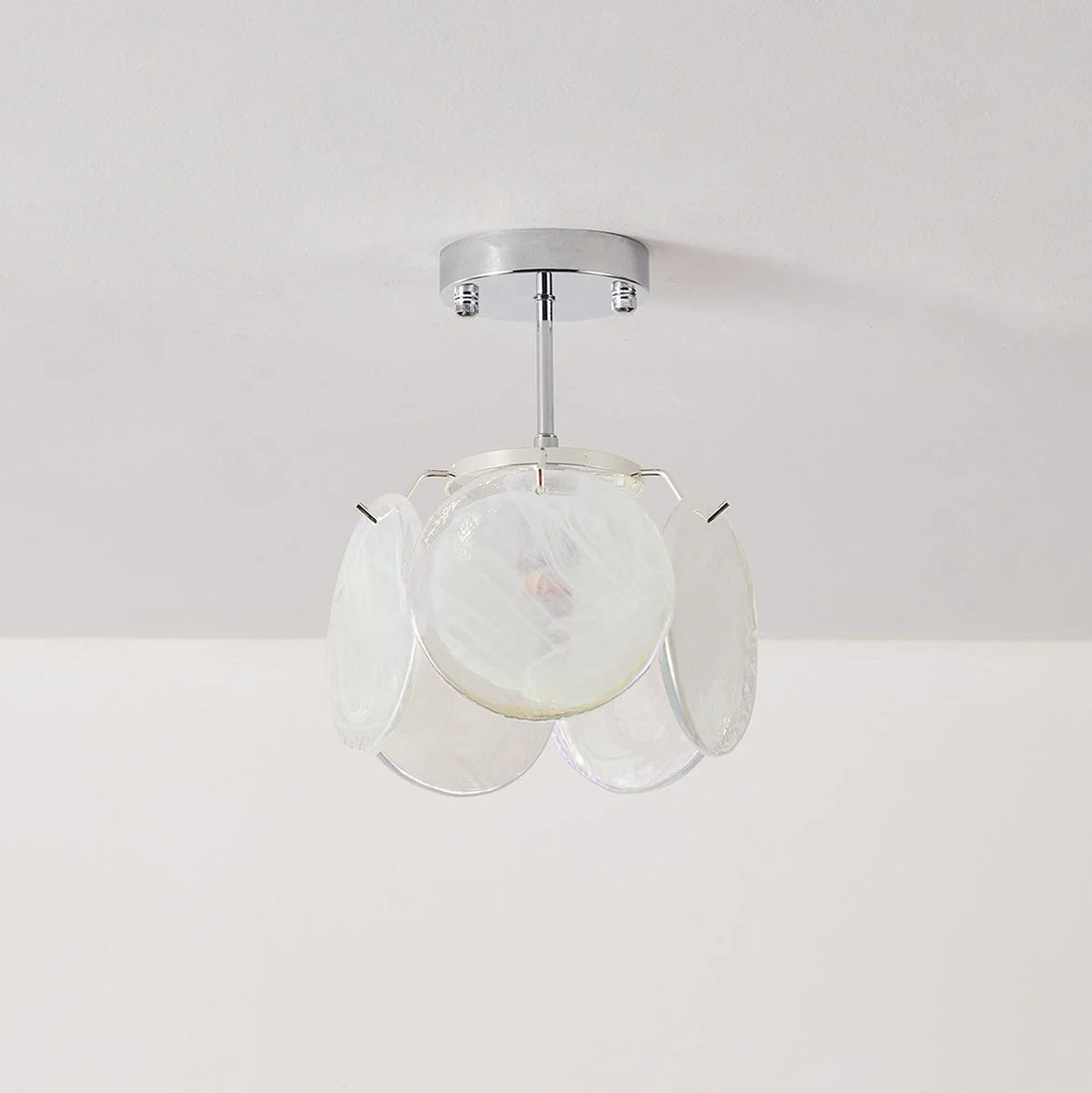 Ceiling Light | Metal & Glass, Damp-Rated | 23 cm Diameter