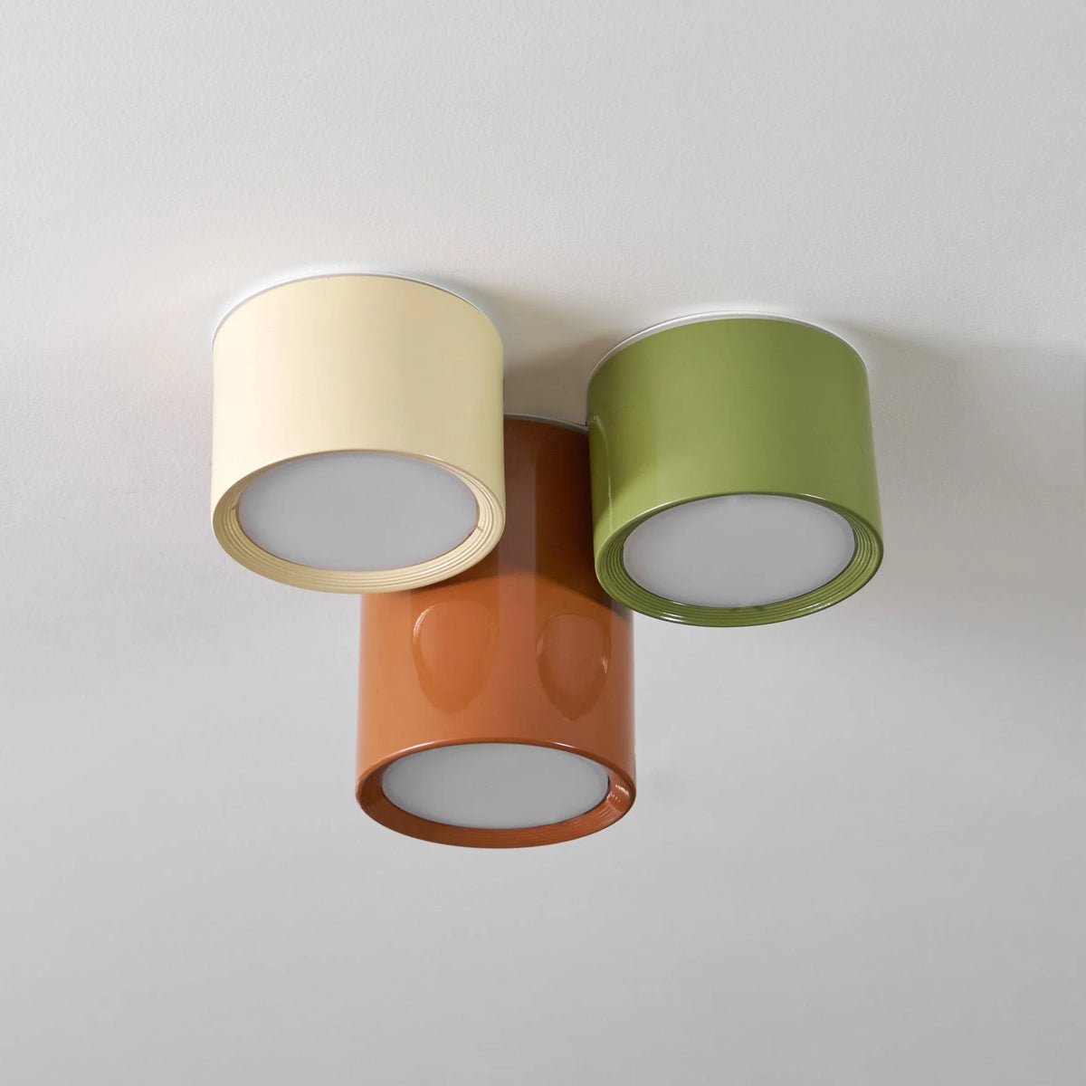 Ceiling Light | Minimal Cylindrical Design & Integrated LED | Flush Mount