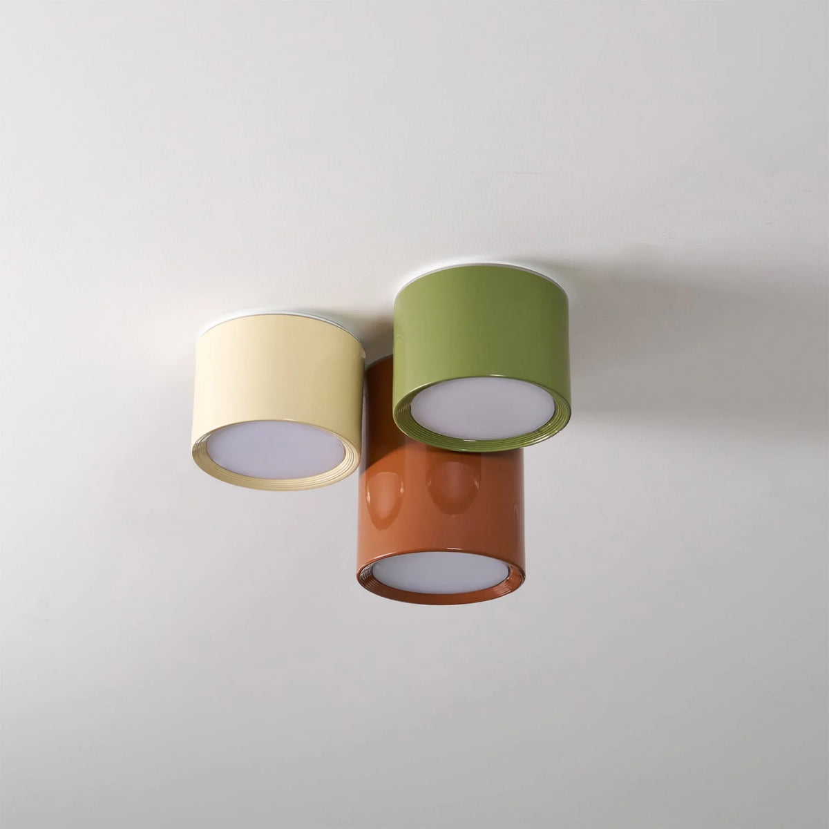 Ceiling Light | Minimal Cylindrical Design & Integrated LED | Flush Mount