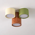 Ceiling Light | Minimal Cylindrical Design & Integrated LED | Flush Mount