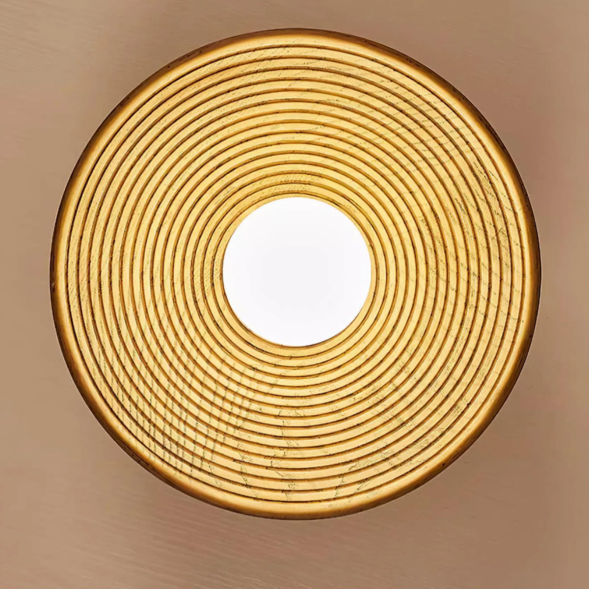 Ceiling Light | Round Globe, Metal Canopy & Dimmable | 27 cm