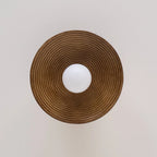 Ceiling Light | Round Globe, Metal Canopy & Dimmable | 27 cm
