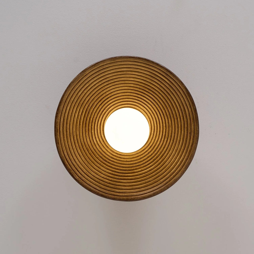 Ceiling Light | Round Globe, Metal Canopy & Dimmable | 27 cm