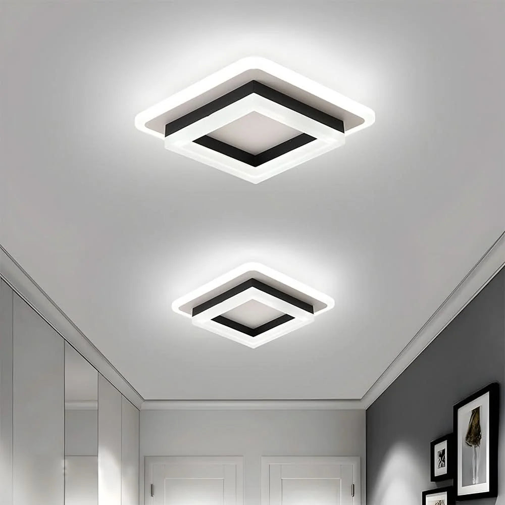 Ceiling Light | Square Integrated 24W LED | 5–15 m²
