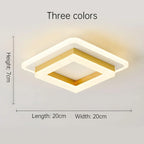 Ceiling Light | Square Integrated 24W LED | 5–15 m²