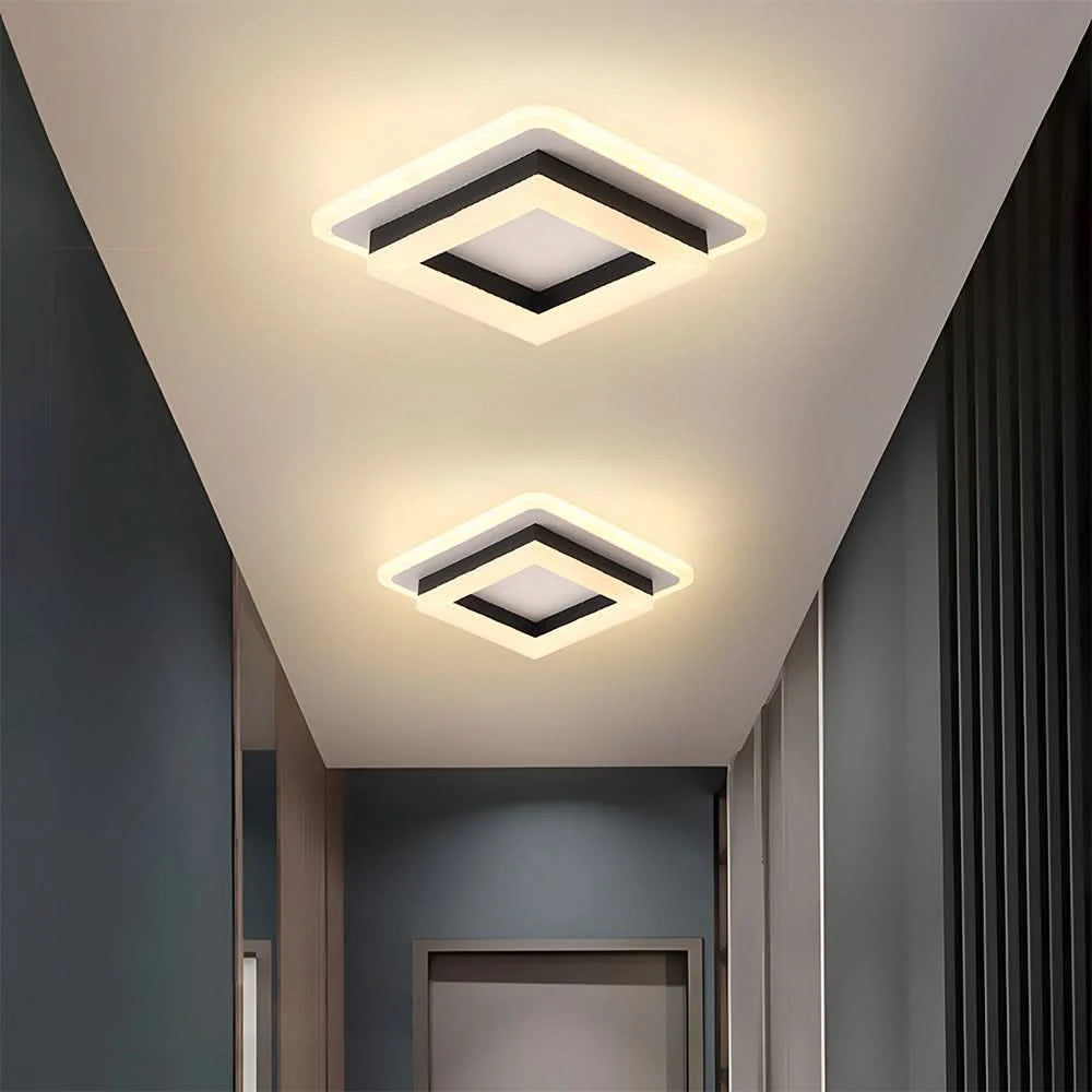 Ceiling Light | Square Integrated 24W LED | 5–15 m²