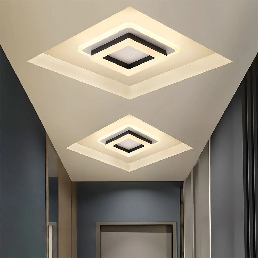Ceiling Light | Square Integrated 24W LED | 5–15 m²