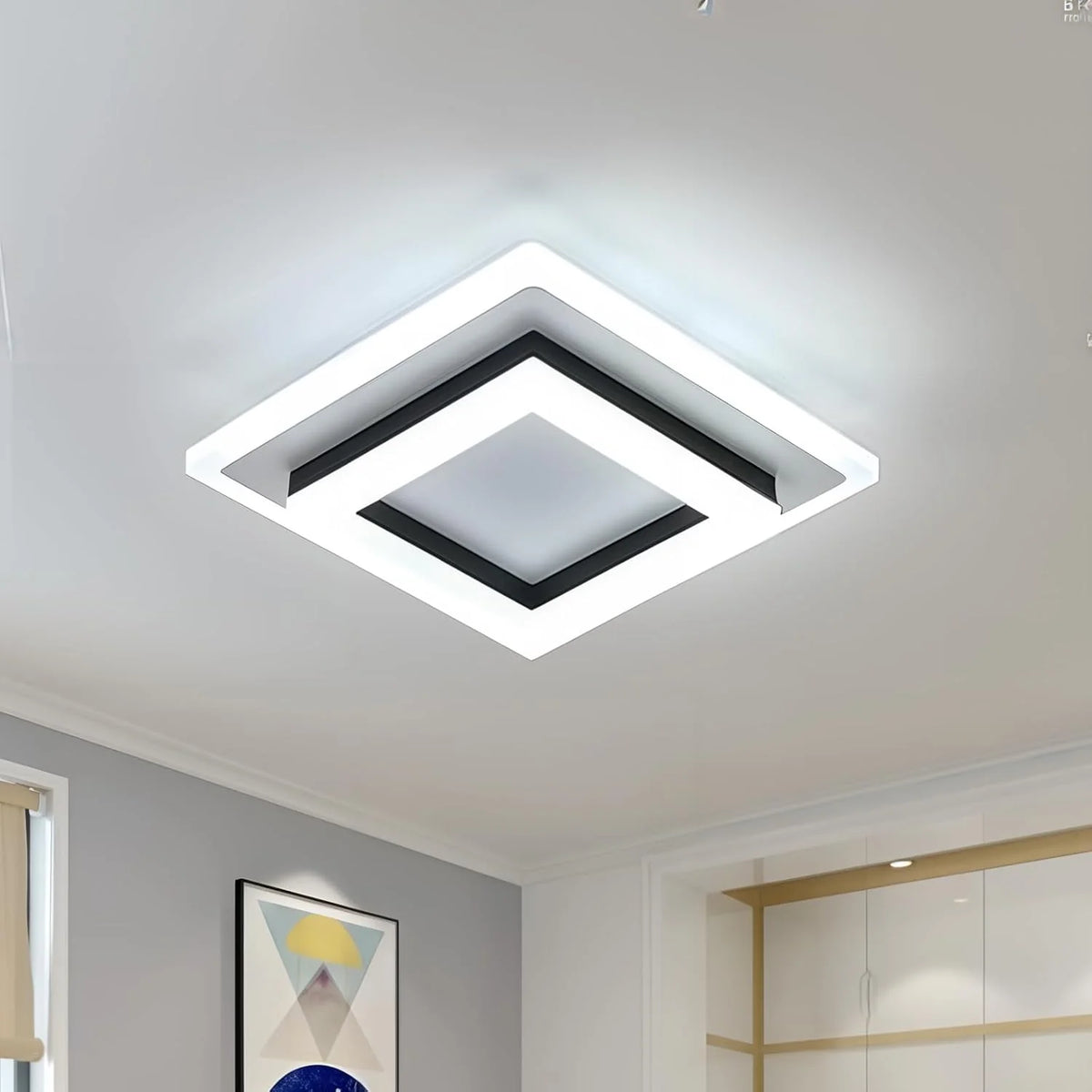 Ceiling Light | Square Integrated 24W LED | 5–15 m²