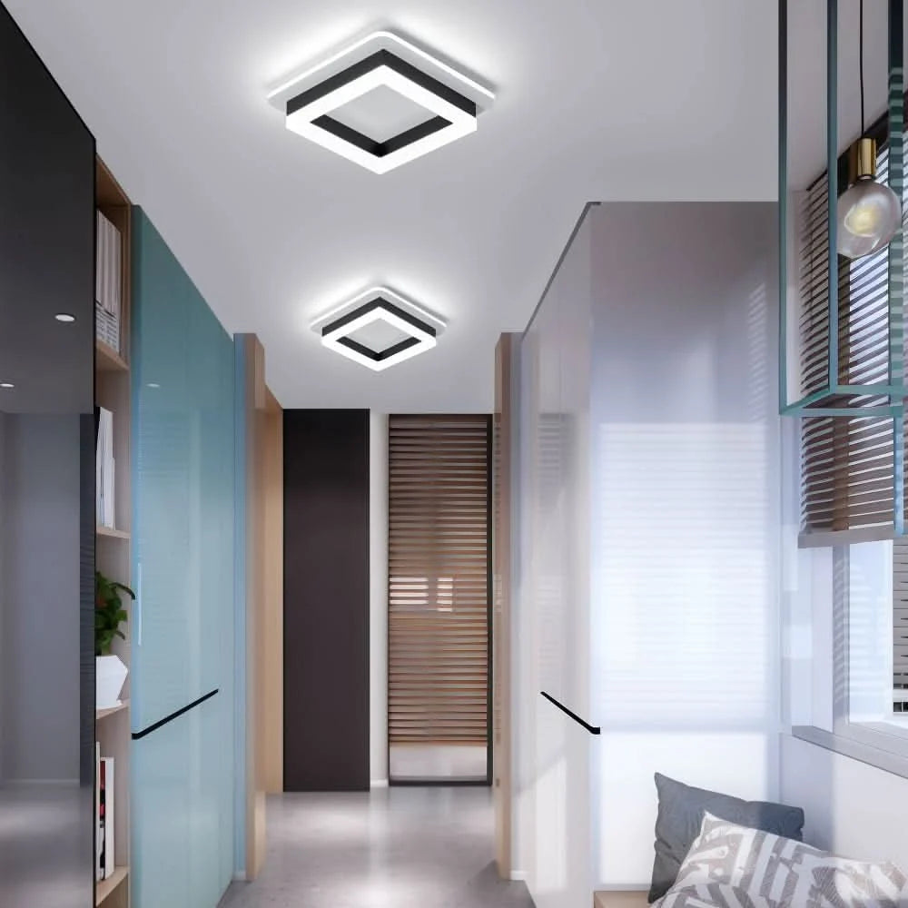 Ceiling Light | Square Integrated 24W LED | 5–15 m²