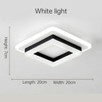 Ceiling Light | Square Integrated 24W LED | 5–15 m²