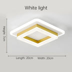Ceiling Light | Square Integrated 24W LED | 5–15 m²